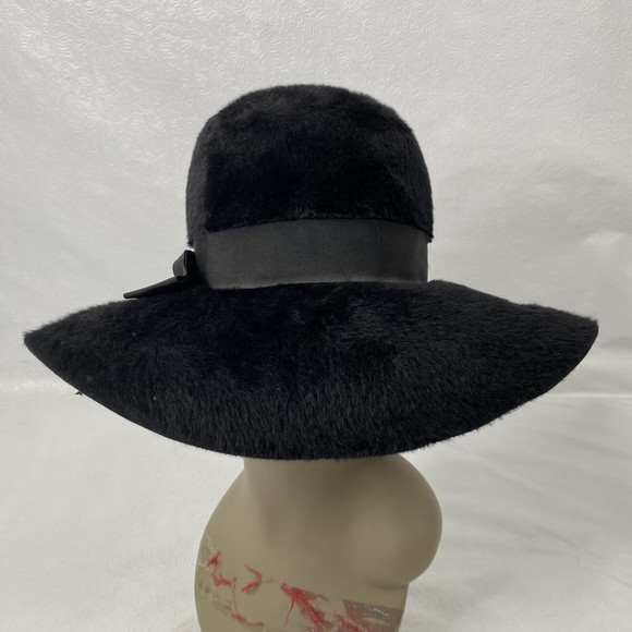Vintage Musketeer Austria Black Furry Bucket Hat - Picture 3 of 10